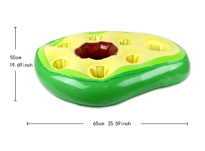 Pineapple Pool Drink Holder & Floating Snack Tray