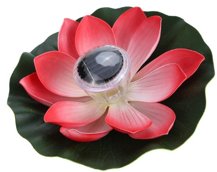 Solar Lotus Pool Light — Floating Lamp, No Wires or Batteries