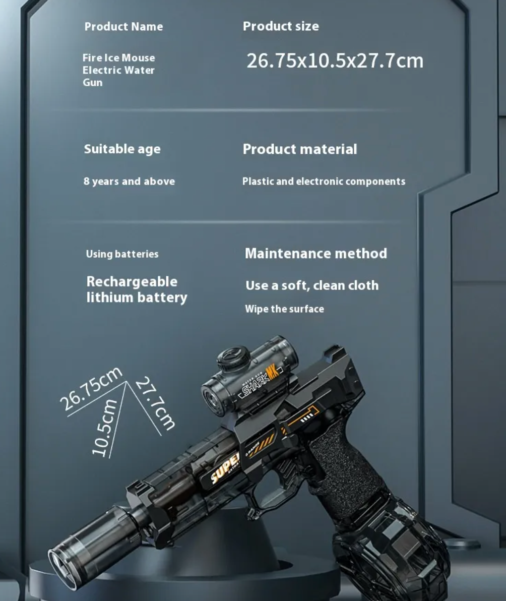 Electric Water Blaster Toy Gun