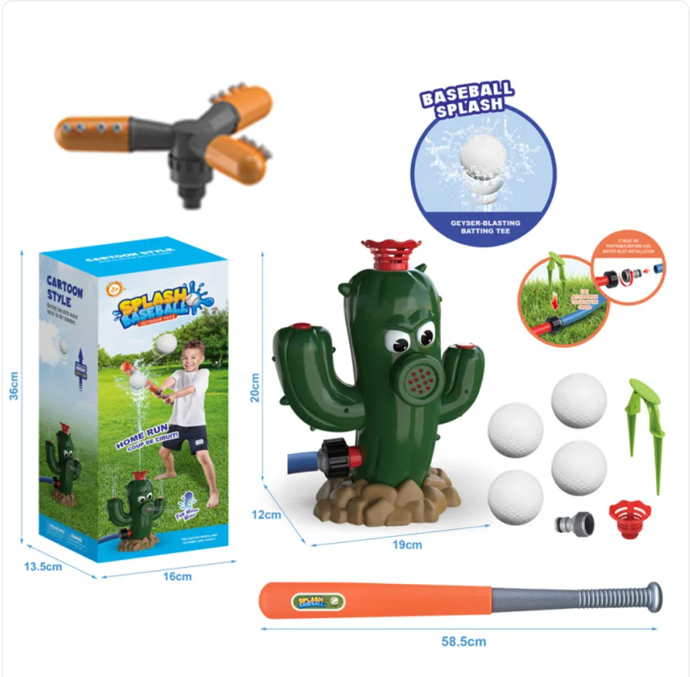 Water Sprinkler Baseball T For Kids