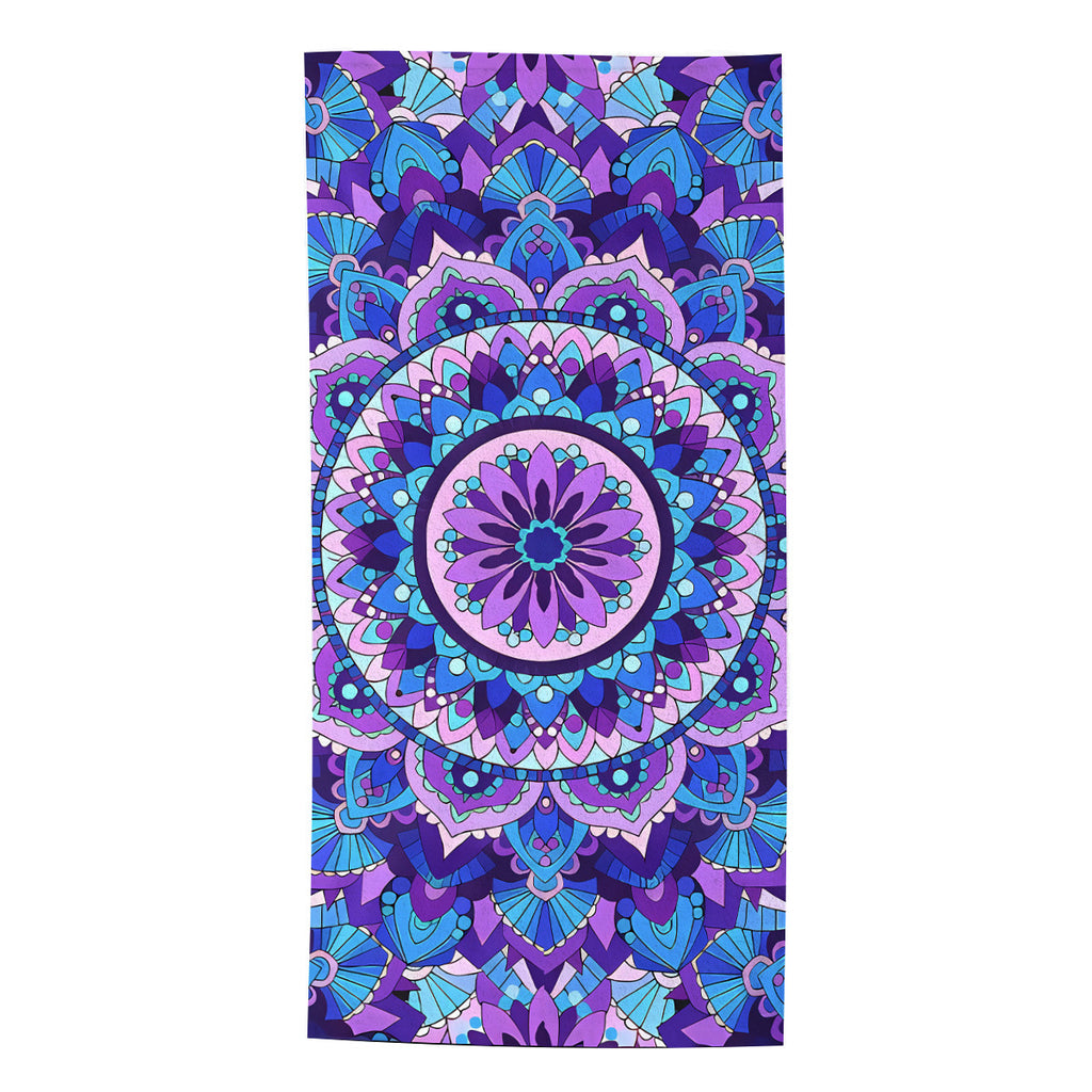 Green Turtle Sandproof Beach Towel for Travel & Yoga