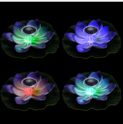 Solar Lotus Light - Colorful Pool Decorative Lamp