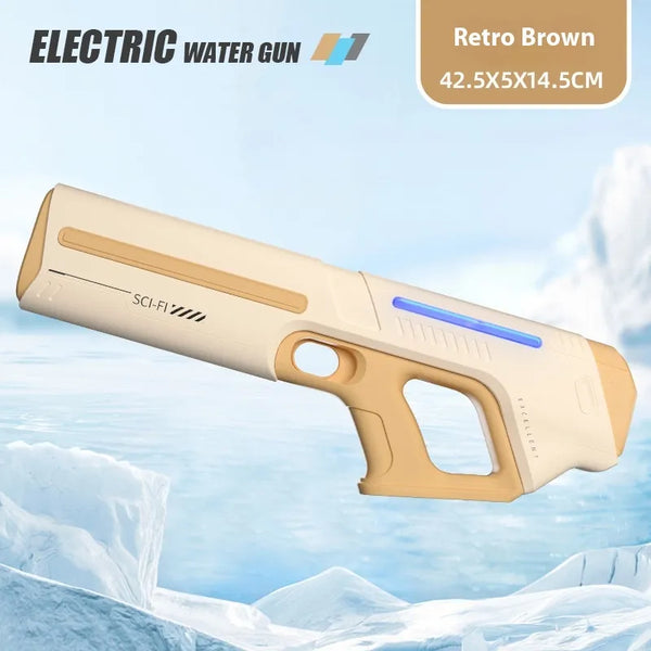 Rechargeable Electric Water Gun — No Pumping, Large Tank