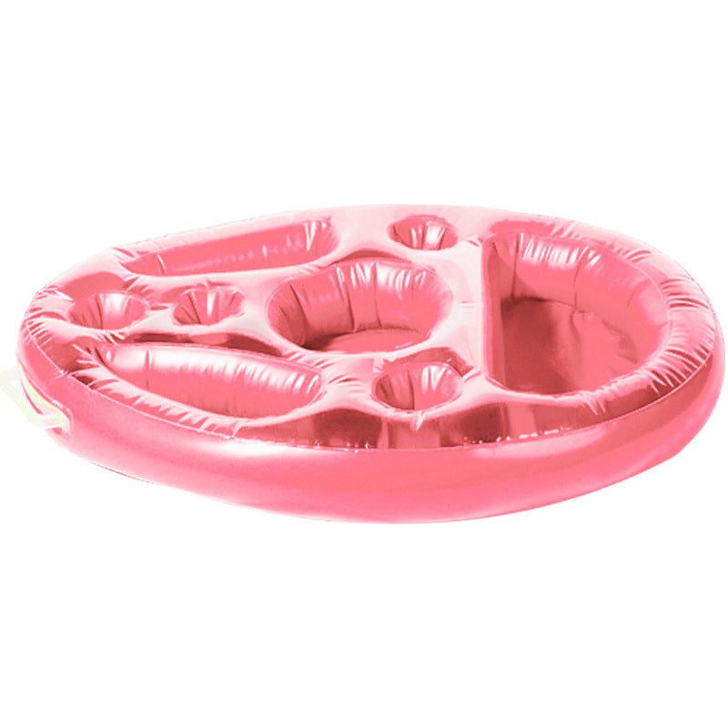 Pineapple Pool Drink Holder & Floating Snack Tray