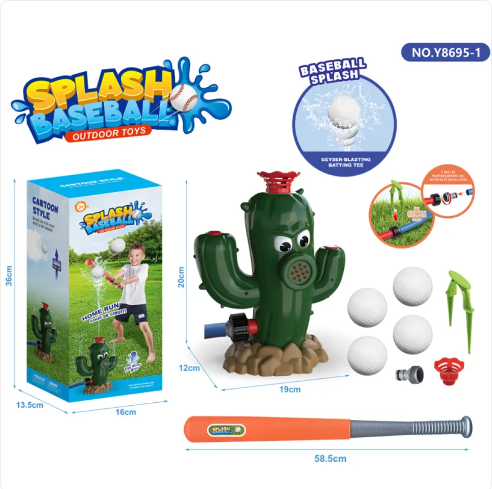 Water Sprinkler Baseball T For Kids